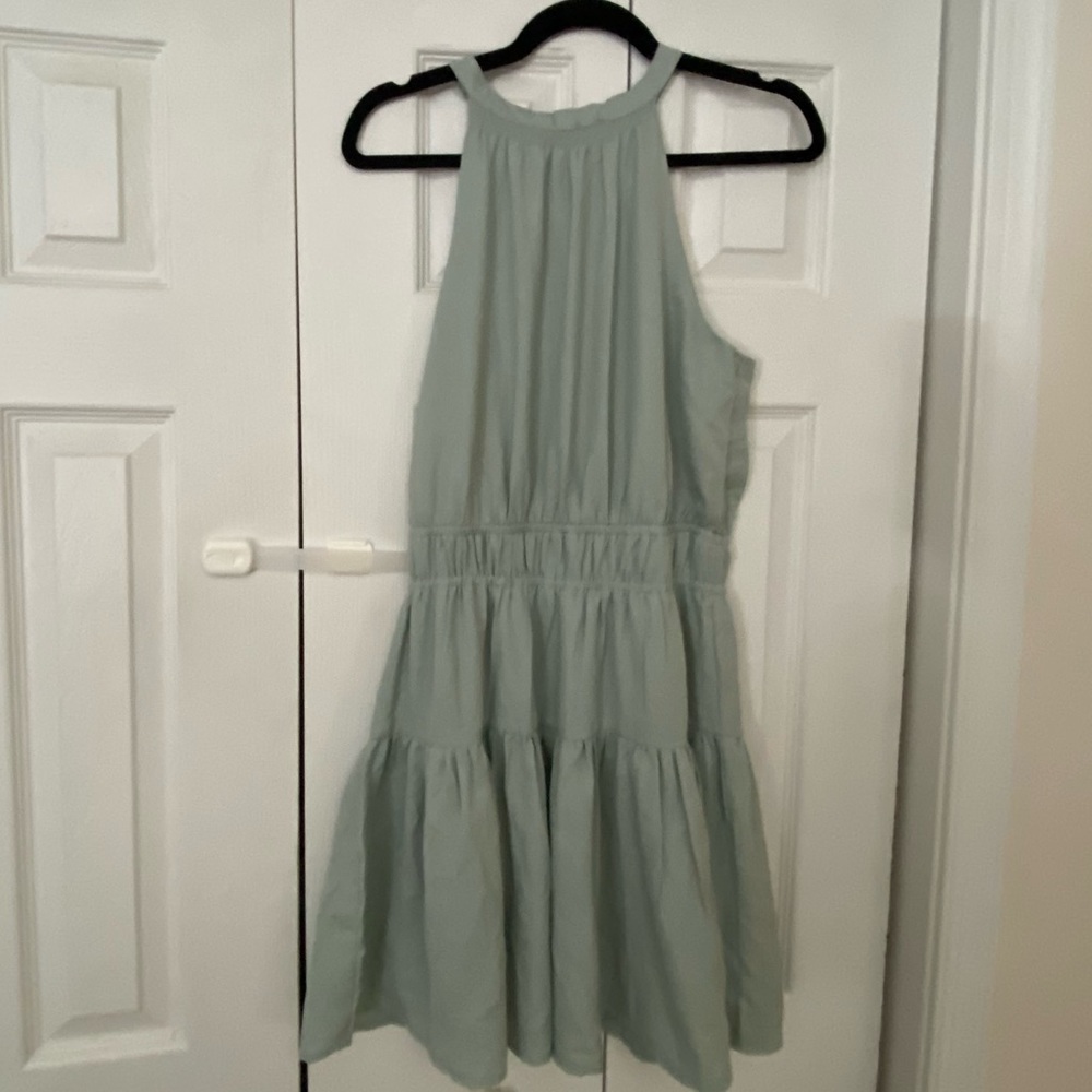 Mint green dress